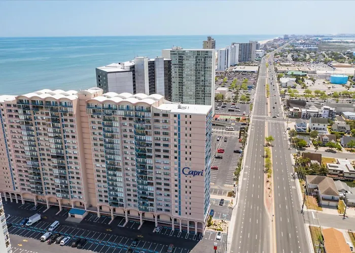 Oceanfront Capri Indoor Pool Tennis Pickleball And Balcony Holiday home Ocean City